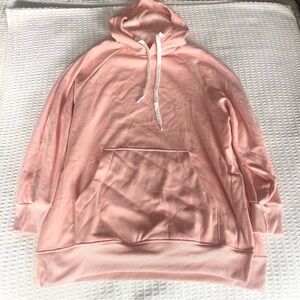 Peach fleece lined hoodie size XL